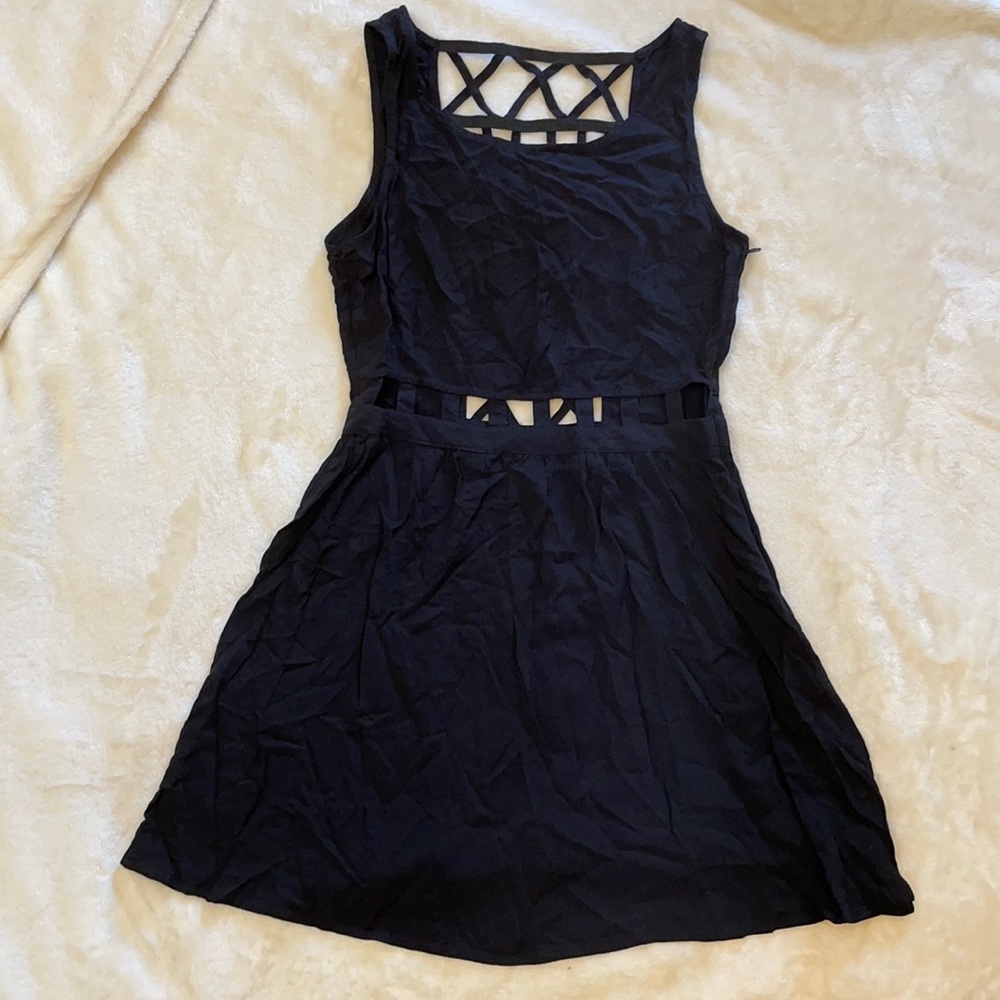 NWT H&M Skater Dress with Straps and Cutouts